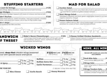 Blakes Menu Price List: Affordable Dining Options at Blakes Wings & Steaks