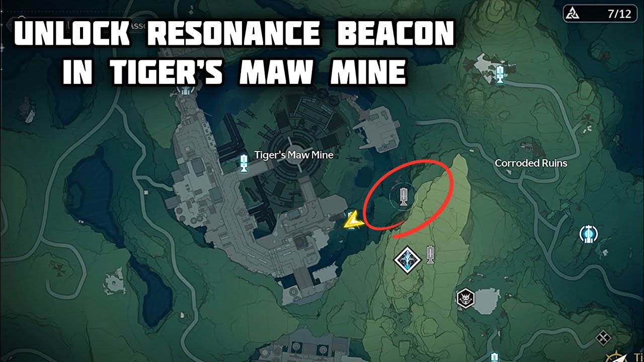 Unlock Tigers Maw Mine with Resonance Beacons in Wuthering Waves