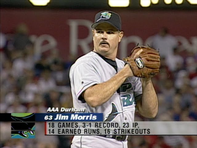 What were Jimmy Morris baseball career highlights? Check out the key stats and amazing moments from his short MLB time.