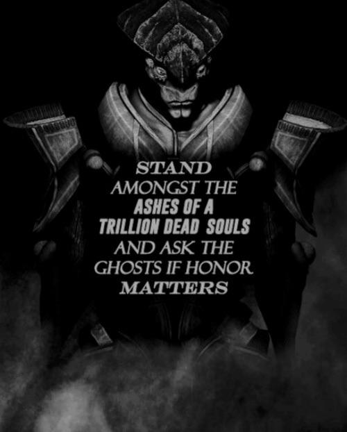 Who I am your reckoner mortals should be wary of me